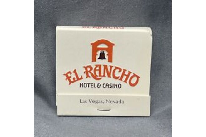 El Rancho Casino Las Vegas Full Unstruck 30 Strike Matchbook