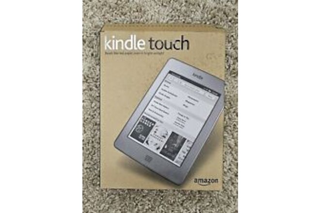 Amazon Kindle Touch (4th Generation) 4GB, Wi-Fi, 6in - Silver Brand New