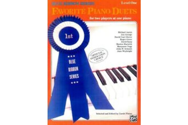 Blue Ribbon Favorite Duet Level 1 Songbook 1 Piano 4 Hands Flatau Glover Schaum