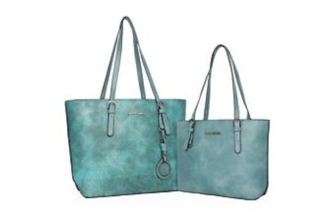Montana West Tote Bag for Women Vegan Leather Purse and Handbags Set Embossed...