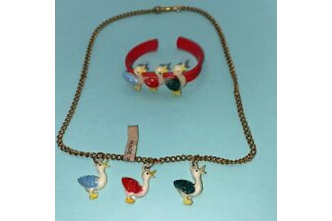Vintage Chil’s Necklace and Bracelet NOS Japan