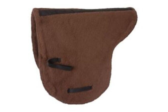 Australian Outrider collection deluxe brown fleece pad horse tack equine