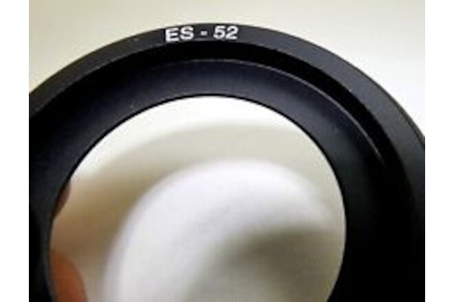 Aftermarket  52mm Metal Lens Hood Shade for Canon EF-S 40mm 24mm f2.8 STM  ES-52