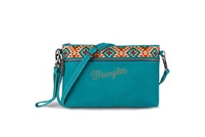 Wrangler Clutch Wristlet Purse Western Crossbody Bags Embroidered Wallet for ...