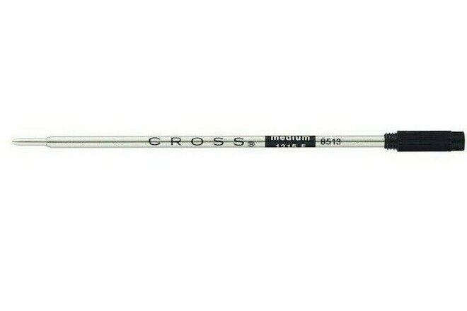 8513 Cross Pen Medium Refills 5 Pack in Black Fits 10 Types Cross Ballpoint Pens