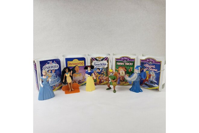 1995 Walt Disney MASTERPIECE COLLECTION McDonald's Happy Meal Toys Lot of 5