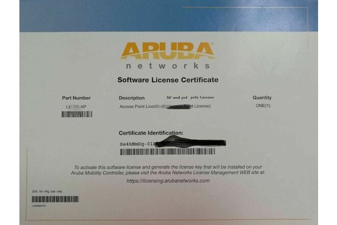 Aruba lic-4-AP Access Point License