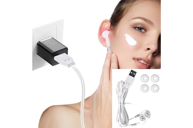 Tinnitus Ear Laser Therapy 650nm Irradiation Laser Earplug Media Deafness USB