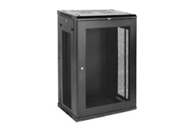 Tecmojo Elite 18U Wall Mount Server Cabinet,450mm Deep Network Cabinet,Mesh Door
