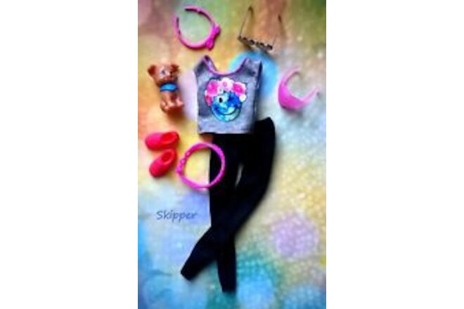 👑👑👑Barbie Team Skipper Doll Clothes, accessories and shoes 👑👑👑