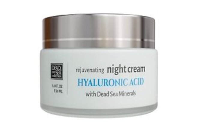 Hyaluronic Acid No Wrinkle Night Cream With Dead Sea Minerals Collection 1.69 oz