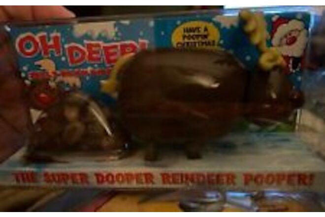 The Super Dooper Reindeer Pooper Candy Craft Jelly Bean Dispenser Christmas
