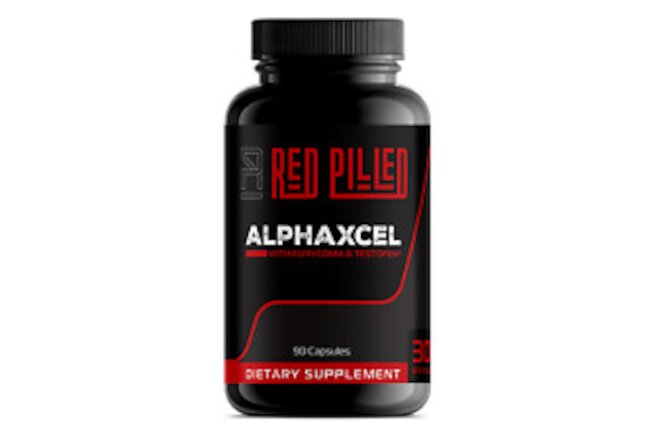Redpilled Supplements AlphaXcel Testosterone Booster for Men Test Booster Pills