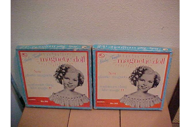 2 Sets Vintage Shirley Temple Magnetic Doll Paper Dolls Gabriel