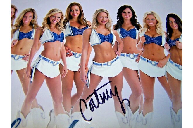 2 Indianapolis Colts Signed Cheerleader Posters Football Women Rare 2014 & 2015