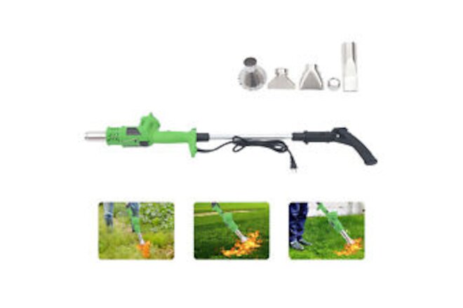 1500W Electric Weed Burner Flame Weeding Electronic Ignition 5 Nozzle 500L/min