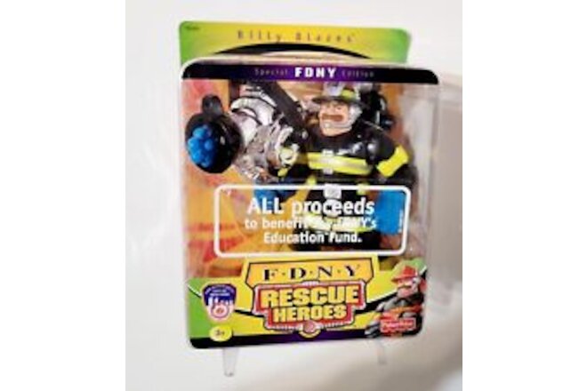 New Rescue Heroes Special 9/11 Edition FDNY Fisher Price Billy Blazes 2001 NIP