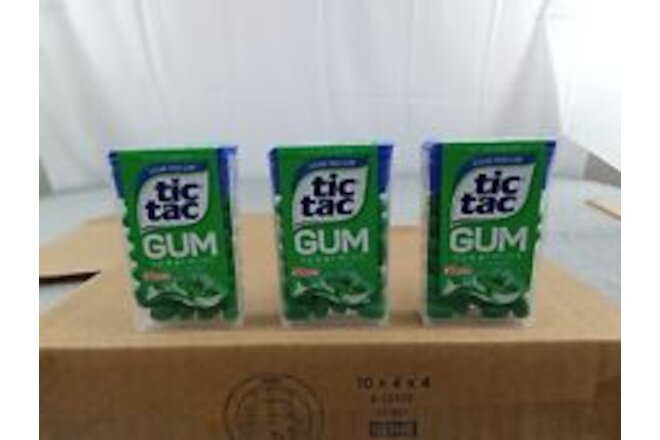 3x Tic Tac Gum Spearmint Sugar Free 56 Pieces Discontinued Collectible