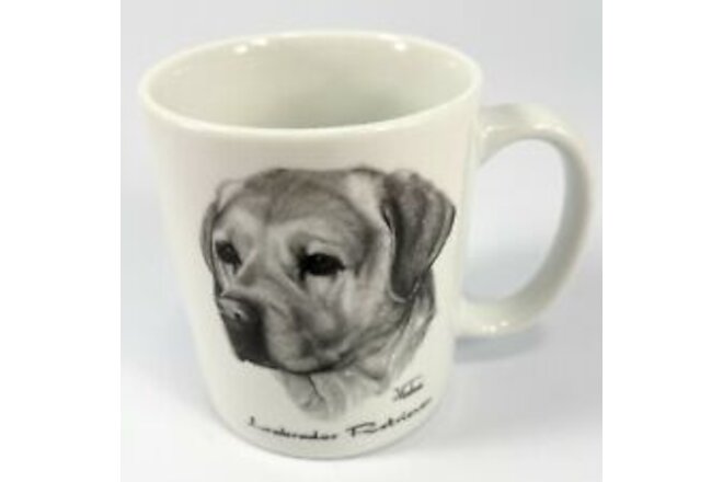 Rosalinde Coffee Mug Labrador Retriever White Porcelain Vladimir 1990 Cup
