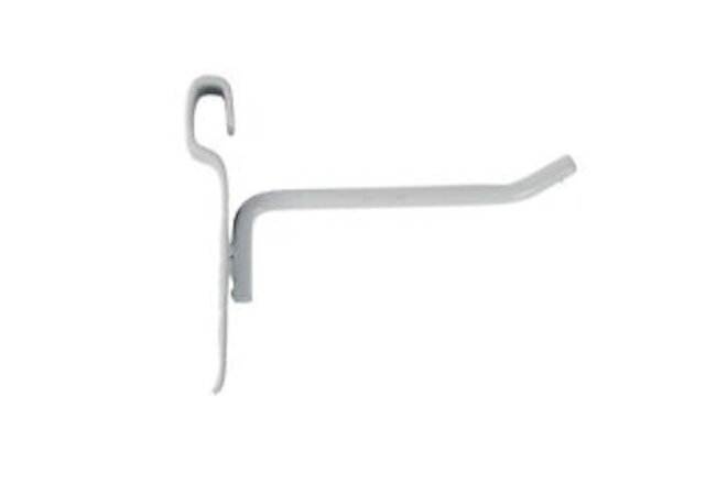 4 inch White Peg Hook for Wire Grid - Pack of 50