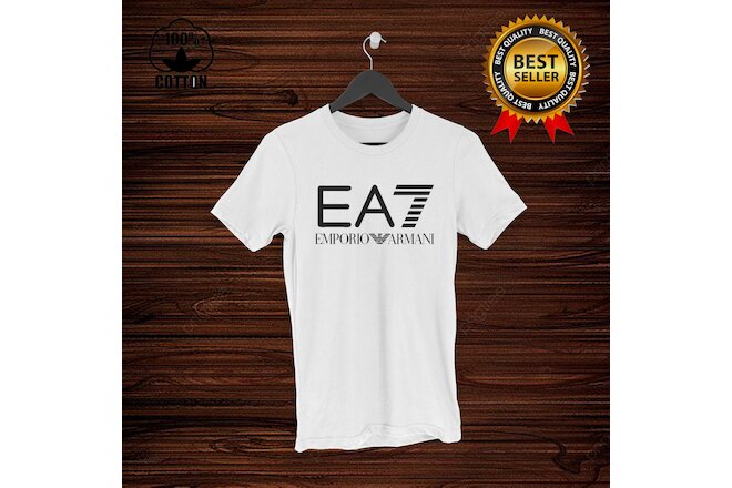 New Design Logo Emporio Armani EA7 Logo Crew Neck T-Shirt
