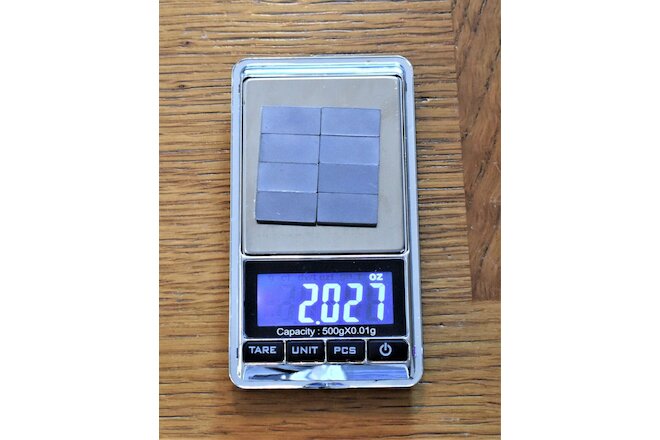 2oz Tungsten pinewood weights 8 Stick on Faster Cheaper Easier than cylinders
