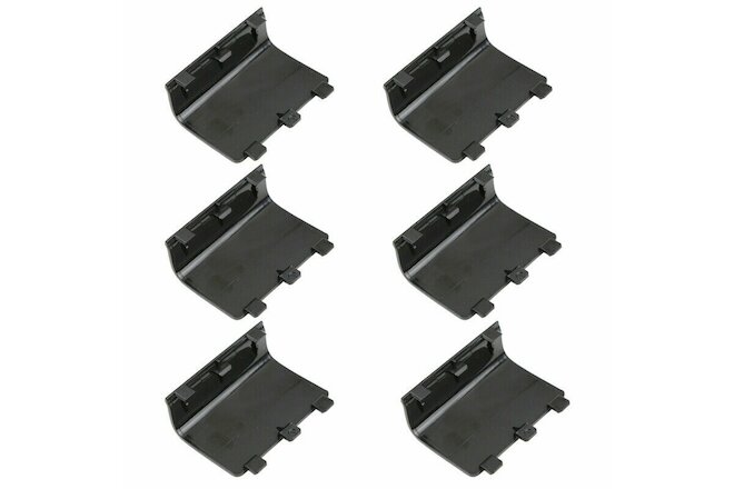 6x Replacement Battery Back Door Lid Cover for XBox One Controller Black