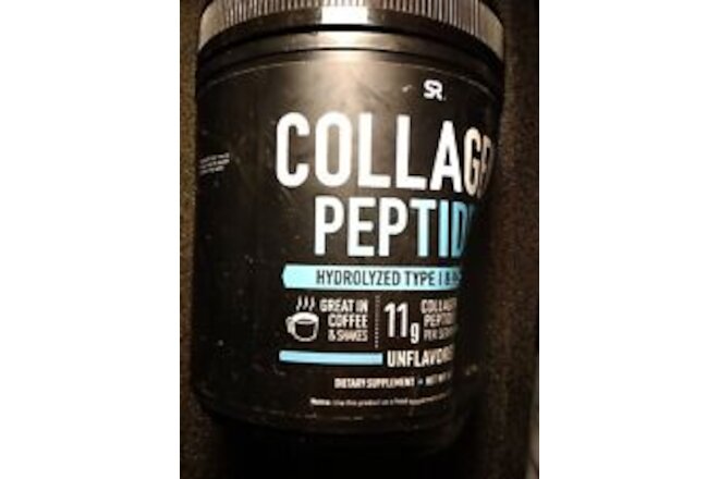 Sports Research 16oz Collagen Peptides -  Unflavored Exp 9/25 Damaged