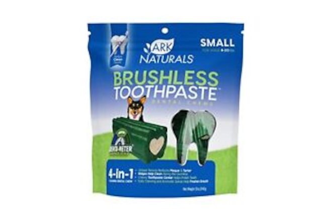 Ark Naturals Brushless Toothpaste, Dog Dental Chews for Small Breeds, Freshen...