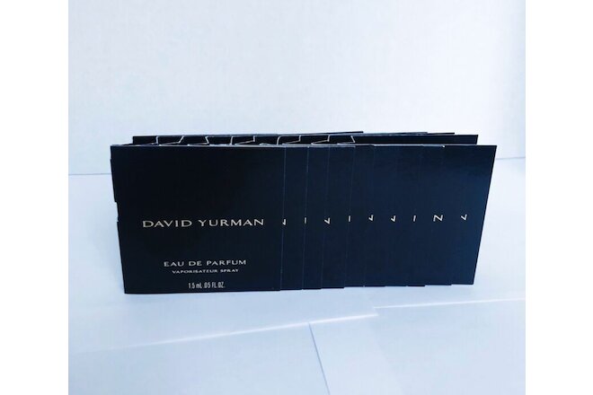 David Yurman Eau De Parfum Spray 10 x 1.5 ml/ .05 oz  Lot of 10 Vials/Samples