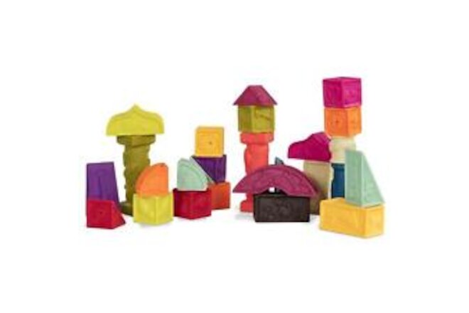 - B. baby- Elemenosqueeze- Baby Blocks- 26 Soft Sort & Stack Blocks With Alph...