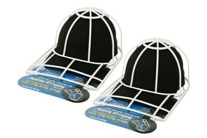 (2) BallCap Buddy Hat Cleaner Sport Curved Flat Bill Shaper Ball Cap Washer