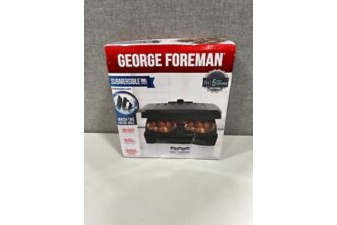 George Foreman 5-Serving Submersible Indoor Grill