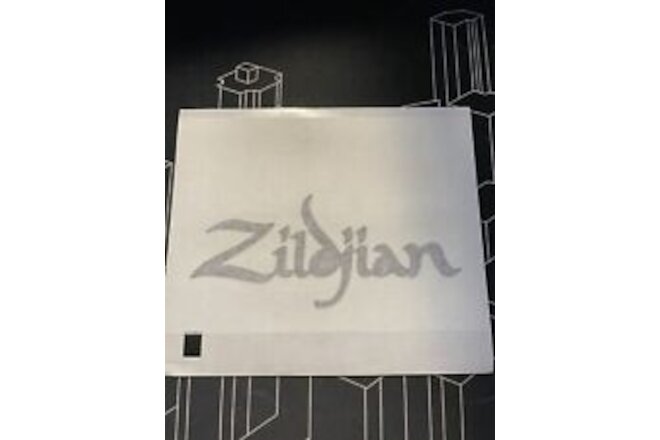 Zildjian Black Drum Decal Stickers, Music, Cymbals