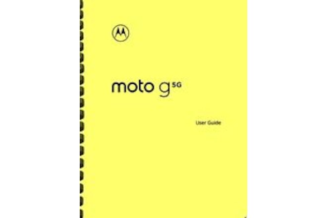 Motorola Moto 5G Phone OWNER'S USER MANUAL
