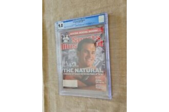 Sports Illustrated CGC 9.0 April 15, 2002 Tom Brady, Patriots, first cover