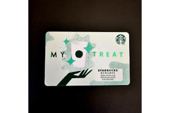 Starbucks My Treat #6178 2019 NEW COLLECTIBLE GIFT CARD ($0)