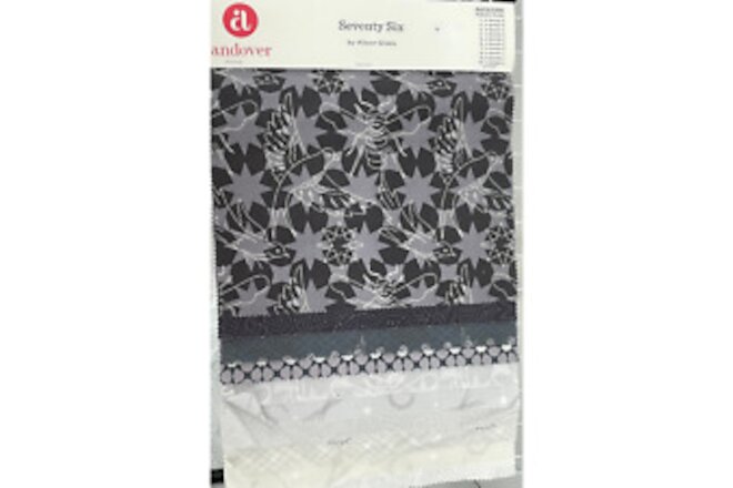 Alison Glass Andover Fabrics Seventy Six Neutral Grays 10 Fabrics Cotton Quilt