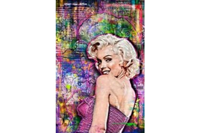 Marilyn Monroe 12x18in Poster Marilyn Monroe Tribute Pop Art 2 Free Shipping US