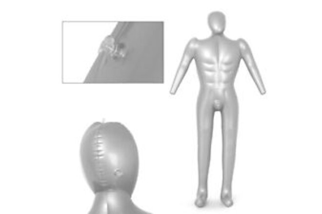 1Pcs Inflatable Mannequin Male Man Whole Body Underwear Dummy Torso Tailor Model