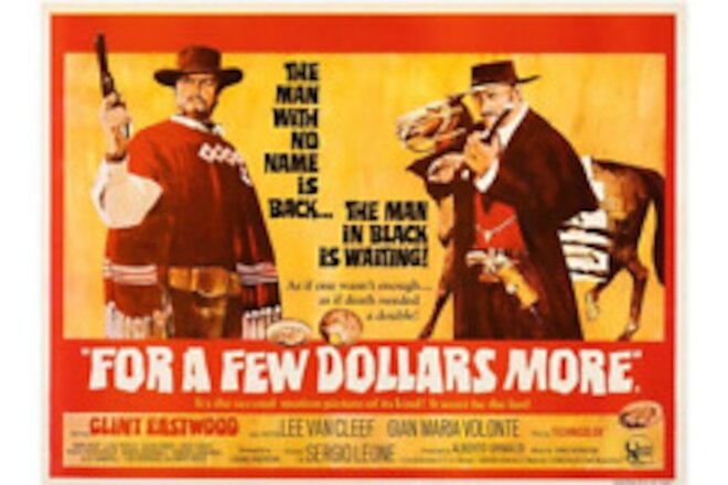 Clint Eastwood For a few More Dollars Lobby Poster Print 8 x 10 Reproduction