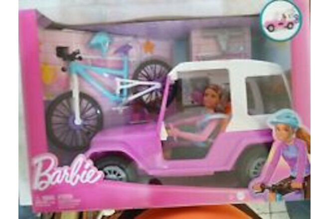 Barbie's Jeep bicycle helbut don't bithough bike mirror