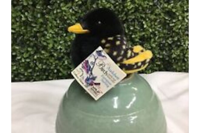 Wild Republic Audubon K&M European Starling Plush Toy Bird NWT No Sound #79641