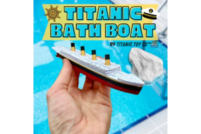 Titanic Bath Boat And Pool Toy, Titanic Model Titanic Toy For Kids, Toy Boat