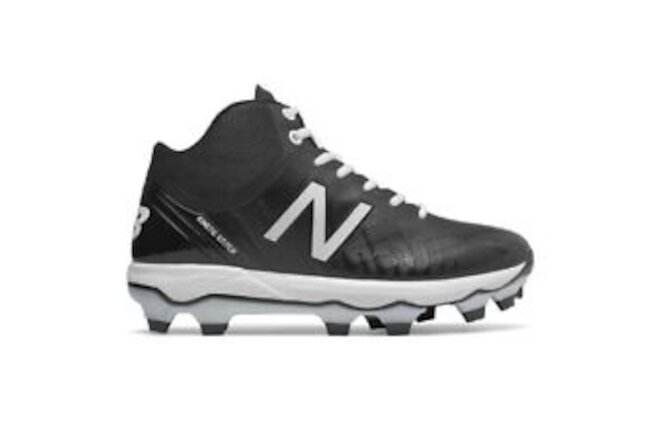 NEW Mens New Balance PM4040K5 Baseball Cleats Black / White Size 16 M