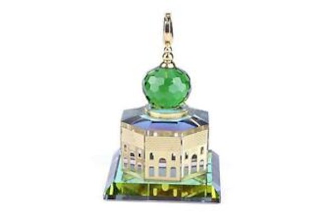 Muslim Crystal Gilded Al-Aqsa Mosque Miniature Model Crystal Mosque Model