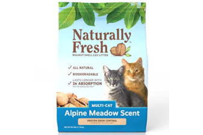Walnut-Based Alpine Meadow® Scent Multi-Cat Quick-Clumping Cat Litter 26 lb