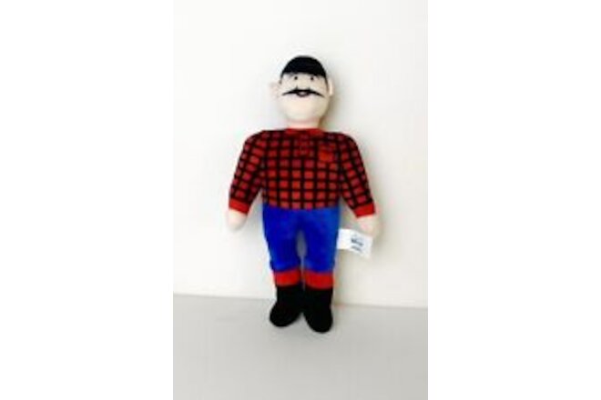 PAUL BUNYAN Plush Stuffed Souvenir Bemidji MN Minnesota Doll New Toy 10” Rare