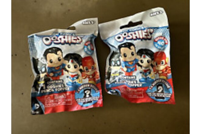 Ooshies Series ONE BATMAN DC Comic super hero Pencil Toppers UNOPENED