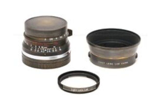 Light Lens Lab 35mm f/2 8-Element Time Edition M-Mount Lens NEW + Hood & Filter